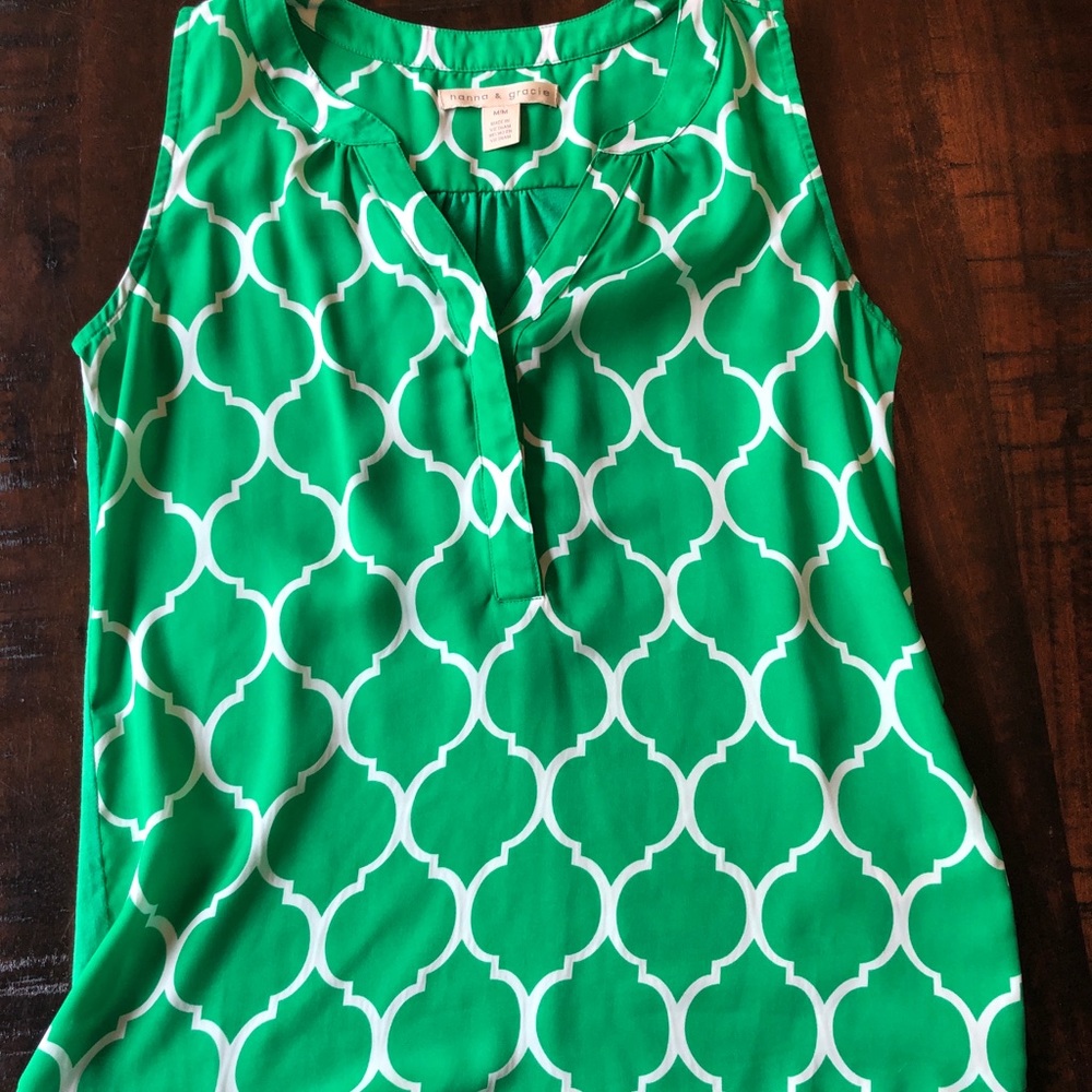 Hanna & Gracie Printed Tank Top